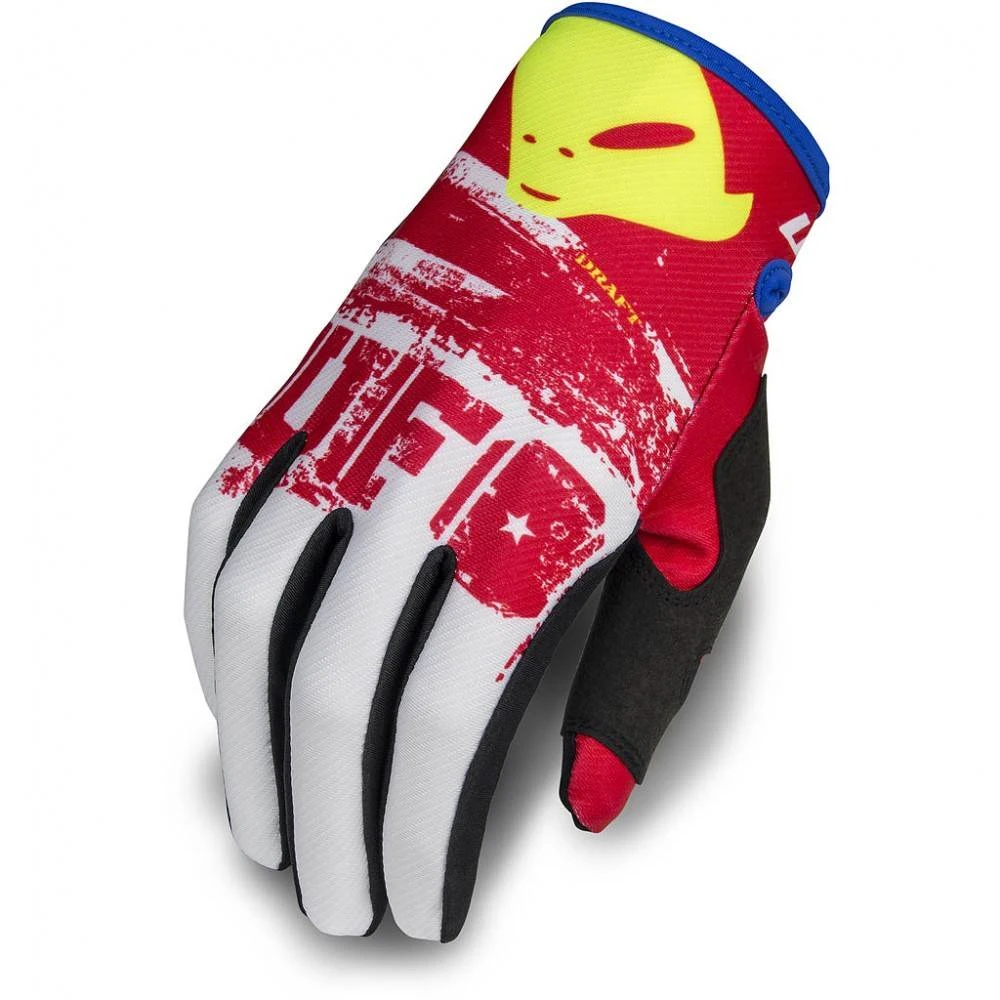 UFO Draft White Red Motocross Gloves 7 UFO Draft White Red Motocross Gloves - Image 5