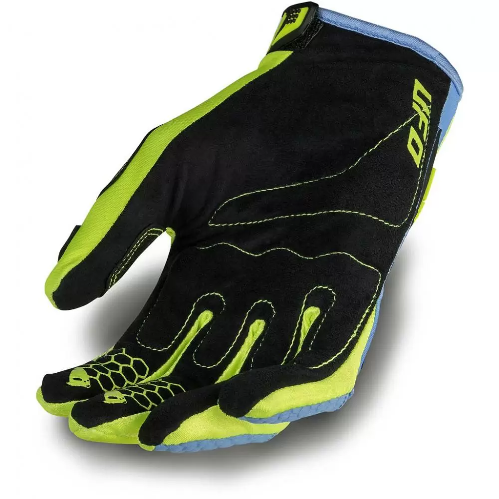 UFO Blaze Neon Yellow Motocross Gloves 8 UFO Blaze Neon Yellow Motocross Gloves - Image 6