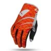 UFO Indium Motocross Gloves - Neon Red