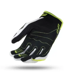 UFO Blaze White Motocross Gloves -Motorcycle Riding Equipment Store gu04477 w 02 3 jpg