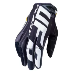 UFO Blaze Black Grey Motocross Gloves -Motorcycle Riding Equipment Store gu04477e 01 jpg
