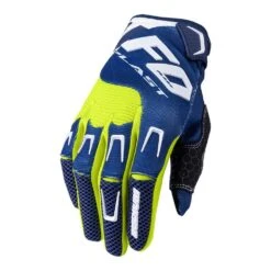 UFO Iridium Blue Yellow Motocross Gloves 10 UFO Iridium Blue Yellow Motocross Gloves -Motorcycle Riding Equipment Store gu04478ndflu 01 3