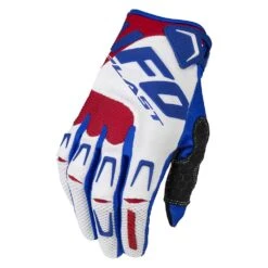 UFO Iridium White Motocross Gloves -Motorcycle Riding Equipment Store gu04478w 001 1 3
