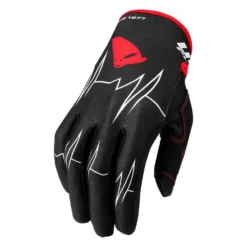 UFO Skill Adrenaline Black Motocross Gloves -Motorcycle Riding Equipment Store gu04498k 01 jpg