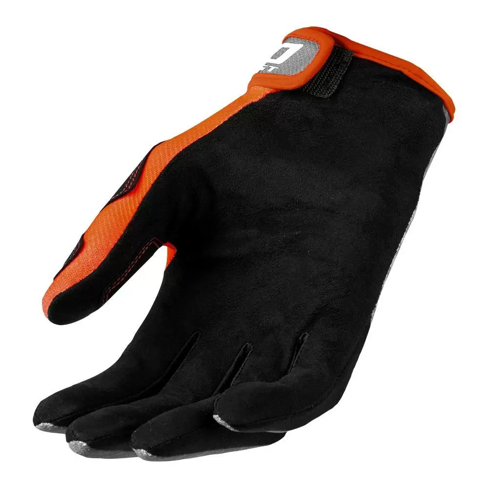 UFO Skill Kimura Grey Orange Motocross Gloves 9 UFO Skill Kimura Grey Orange Motocross Gloves - Image 7