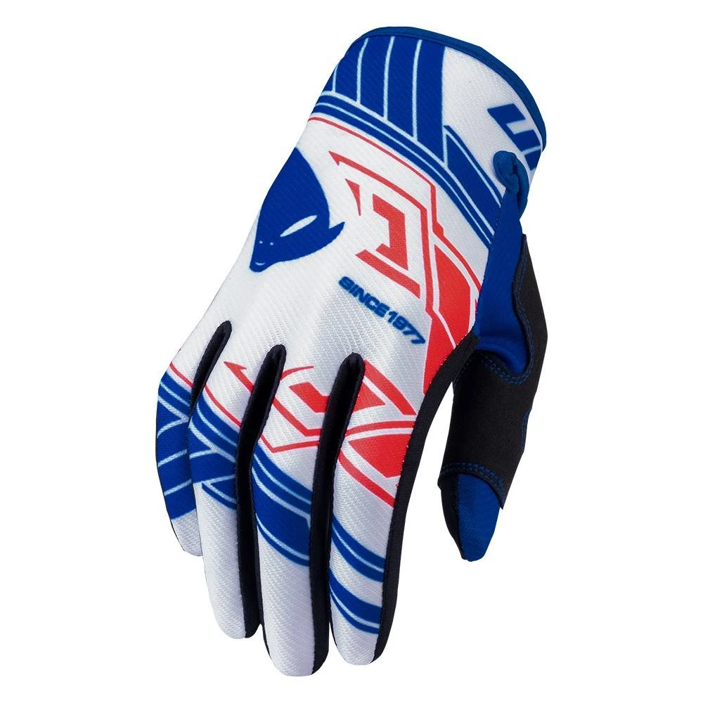 UFO Skill Heron White Motocross Gloves 3 UFO Skill Heron White Motocross Gloves