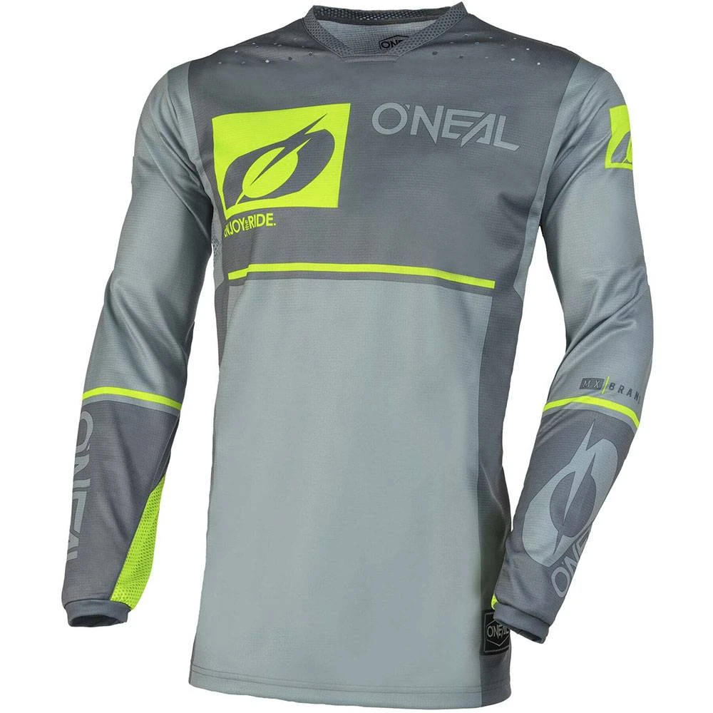 O'Neal Hardwear Flow V.23 Jersey Grey / Neon Yellow 3 O'Neal Hardwear Flow V.23 Jersey Grey / Neon Yellow