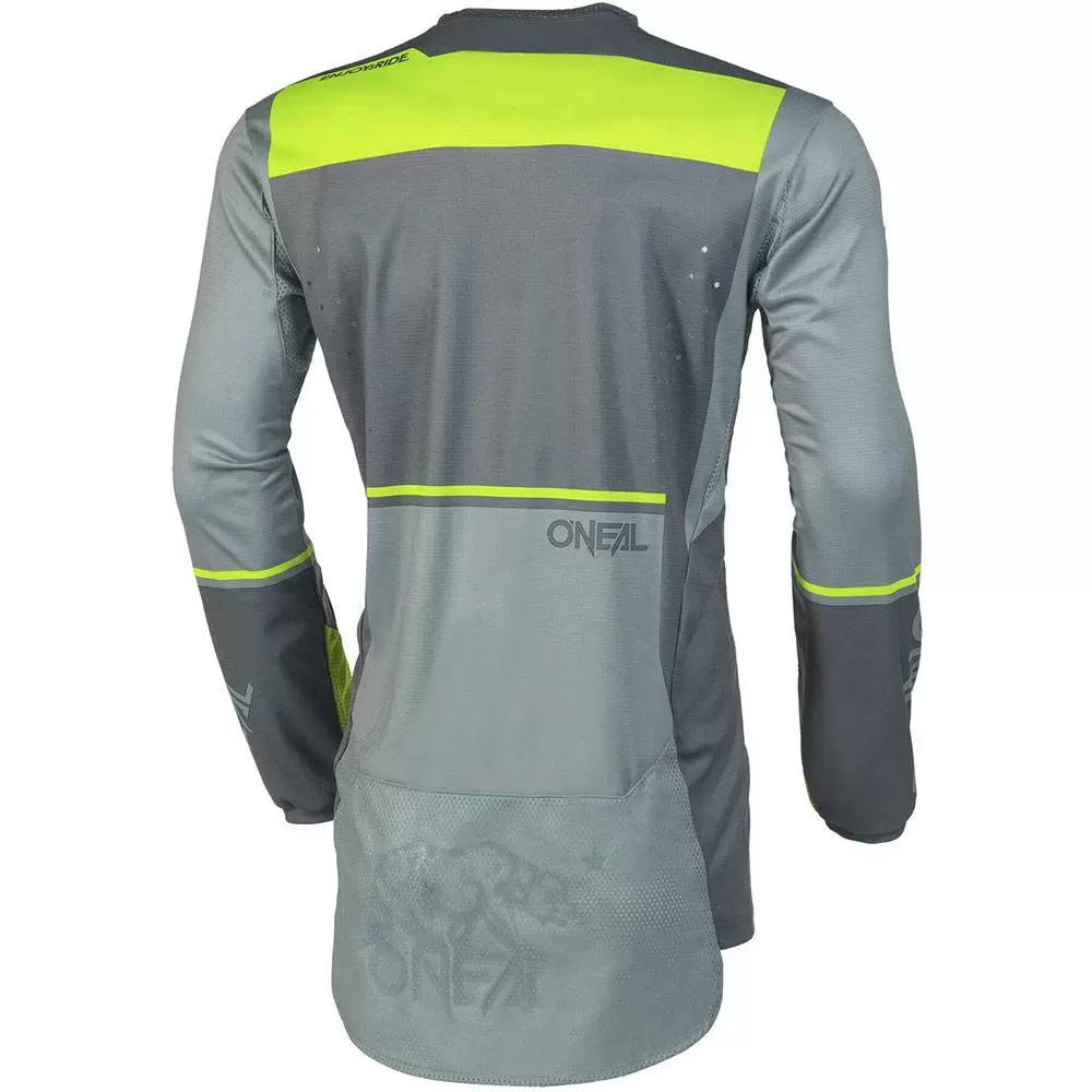 O'Neal Hardwear Flow V.23 Jersey Grey / Neon Yellow 6 O'Neal Hardwear Flow V.23 Jersey Grey / Neon Yellow - Image 4