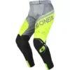 O'Neal Hardwear Flow V23 Pants Grey / Neon Yellow -Motorcycle Riding Equipment Store h022 234 01 jpg