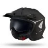 UFO Sheratan Open Face Helmet - Jet Black 2 UFO Sheratan Open Face Helmet - Jet Black -Motorcycle Riding Equipment Store he140 k 01 15