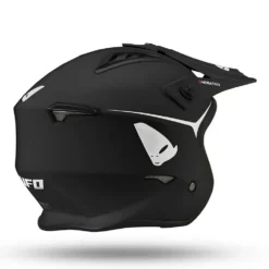 UFO Sheratan Open Face Helmet - Jet Black -Motorcycle Riding Equipment Store he140 k 03 4 jpg