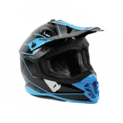 UFO Intrepid Motocross Helmet - Black Blue -Motorcycle Riding Equipment Store he144 002 jpg