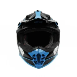 UFO Intrepid Motocross Helmet - Black Blue -Motorcycle Riding Equipment Store he144 003 jpg