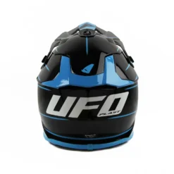 UFO Intrepid Motocross Helmet - Black Blue -Motorcycle Riding Equipment Store he144 04 2 jpg