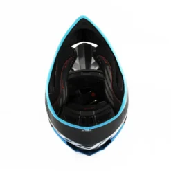 UFO Intrepid Motocross Helmet - Black Blue -Motorcycle Riding Equipment Store he144 07 2 jpg