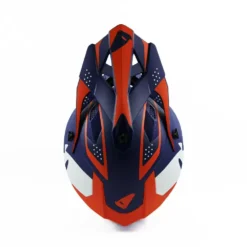 UFO Intrepid Motocross Helmet - Blue Orange -Motorcycle Riding Equipment Store he145 06 2 jpg