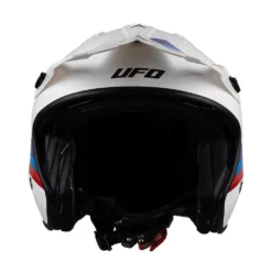 UFO Sheratan Jet Open Face Helmet - White Red Blue 25 UFO Sheratan Jet Open Face Helmet - White Red Blue -Motorcycle Riding Equipment Store he147 05 jpg