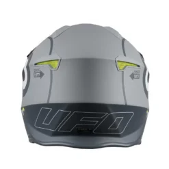 UFO Sheratan Jet Open Face Helmet - Grey -Motorcycle Riding Equipment Store he148 06 jpg