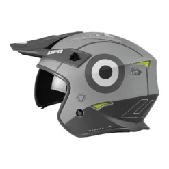 UFO Sheratan Jet Open Face Helmet - Grey -Motorcycle Riding Equipment Store he148 08 jpg