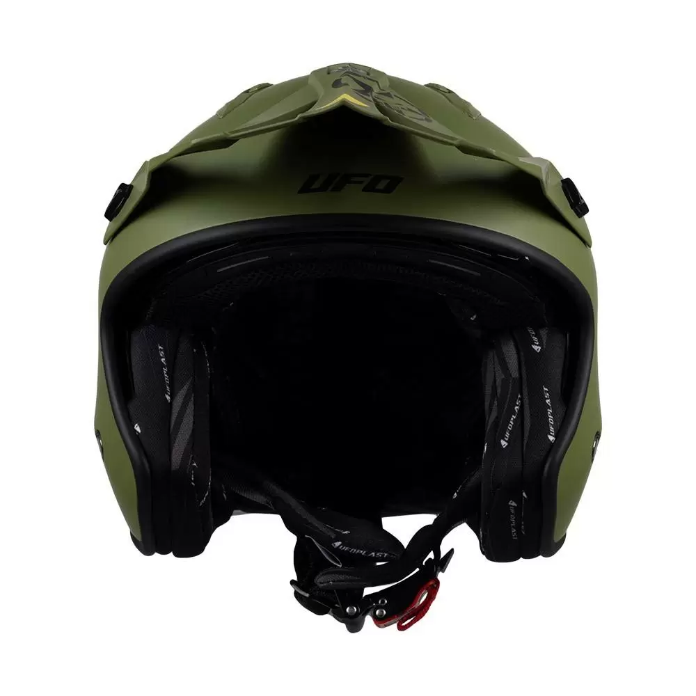 UFO Sheratan Jet Open Face Helmet - Military Green 12 UFO Sheratan Jet Open Face Helmet - Military Green - Image 10