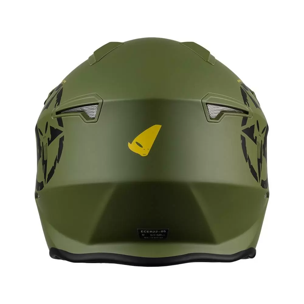 UFO Sheratan Jet Open Face Helmet - Military Green 13 UFO Sheratan Jet Open Face Helmet - Military Green - Image 11