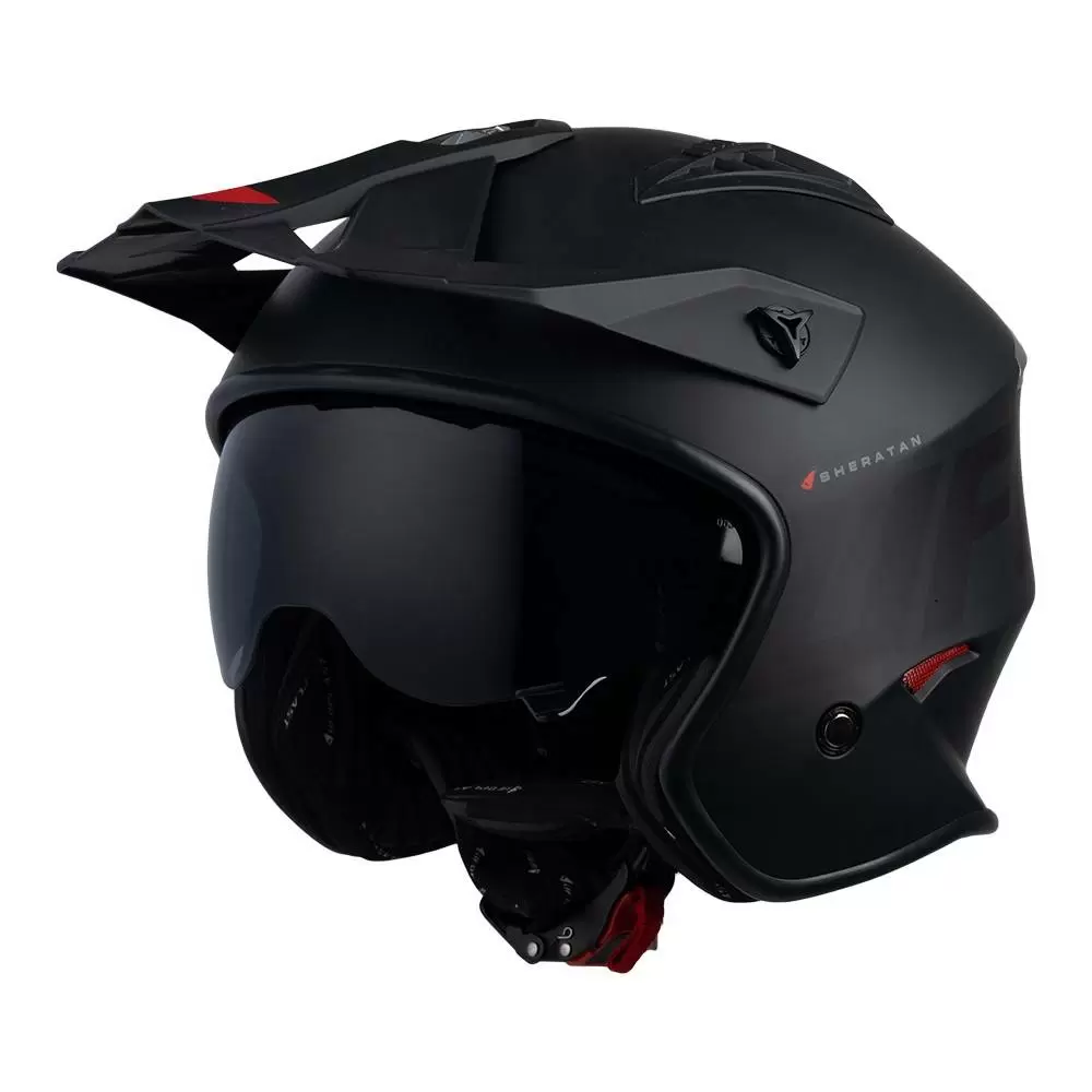 UFO Sheratan Jet Open Face Helmet - Matt Black 8 UFO Sheratan Jet Open Face Helmet - Matt Black - Image 6