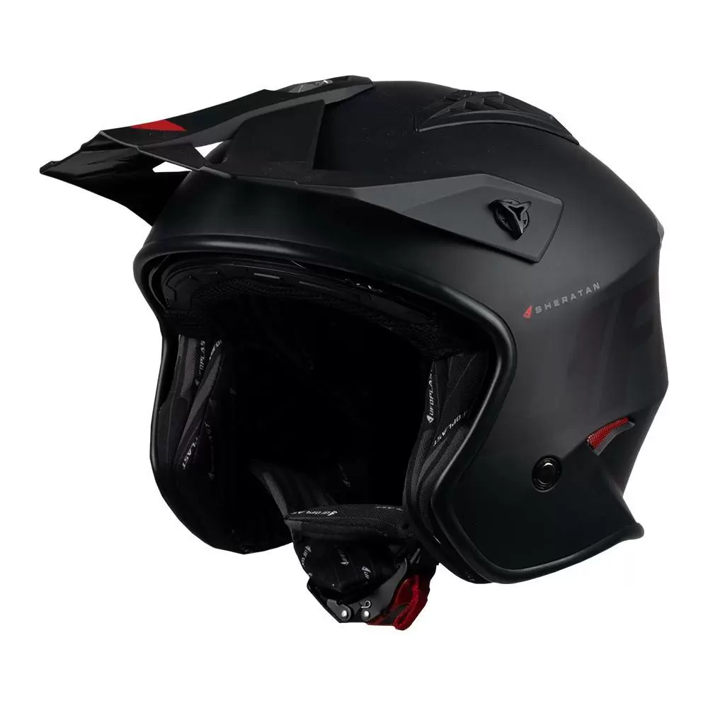 UFO Sheratan Jet Open Face Helmet - Matt Black 9 UFO Sheratan Jet Open Face Helmet - Matt Black - Image 7