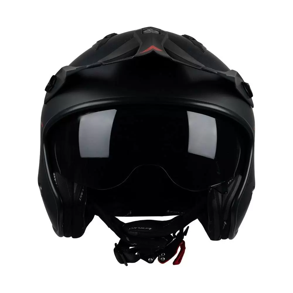 UFO Sheratan Jet Open Face Helmet - Matt Black 11 UFO Sheratan Jet Open Face Helmet - Matt Black - Image 9