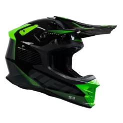 UFO Intrepid Motocross Helmet - Grey Black Neon Green 21 UFO Intrepid Motocross Helmet - Grey Black Neon Green -Motorcycle Riding Equipment Store he156 02 jpg