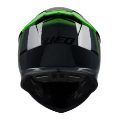 UFO Intrepid Motocross Helmet - Grey Black Neon Green 23 UFO Intrepid Motocross Helmet - Grey Black Neon Green -Motorcycle Riding Equipment Store he156 04 jpg