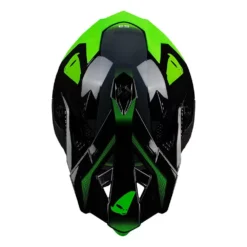UFO Intrepid Motocross Helmet - Grey Black Neon Green 24 UFO Intrepid Motocross Helmet - Grey Black Neon Green -Motorcycle Riding Equipment Store he156 05 jpg