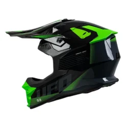 UFO Intrepid Motocross Helmet - Grey Black Neon Green 25 UFO Intrepid Motocross Helmet - Grey Black Neon Green -Motorcycle Riding Equipment Store he156 06 jpg