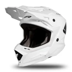 UFO Echus White Gloss Motocross Helmet -Motorcycle Riding Equipment Store he166 03 jpg