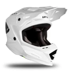 UFO Echus White Gloss Motocross Helmet -Motorcycle Riding Equipment Store he166 04 jpg