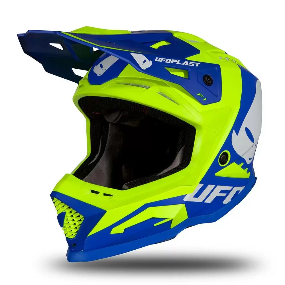 UFO Echus Blue Neon Yellow Motocross Helmet 8 UFO Echus Blue Neon Yellow Motocross Helmet - Image 6