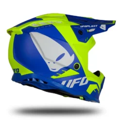 UFO Echus Blue Neon Yellow Motocross Helmet 23 UFO Echus Blue Neon Yellow Motocross Helmet -Motorcycle Riding Equipment Store he169 03 jpg