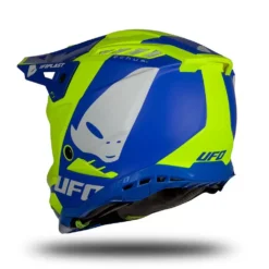 UFO Echus Blue Neon Yellow Motocross Helmet 25 UFO Echus Blue Neon Yellow Motocross Helmet -Motorcycle Riding Equipment Store he169 05 jpg