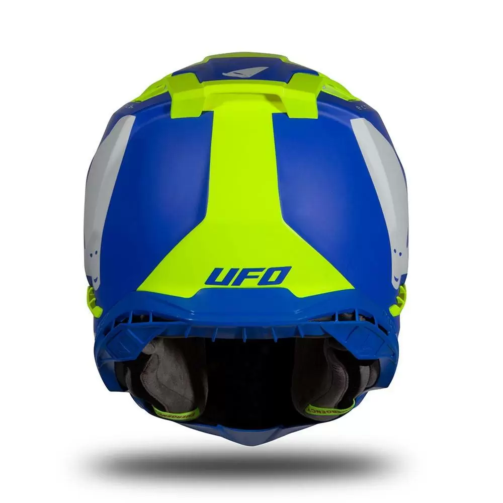 UFO Echus Blue Neon Yellow Motocross Helmet 13 UFO Echus Blue Neon Yellow Motocross Helmet - Image 11