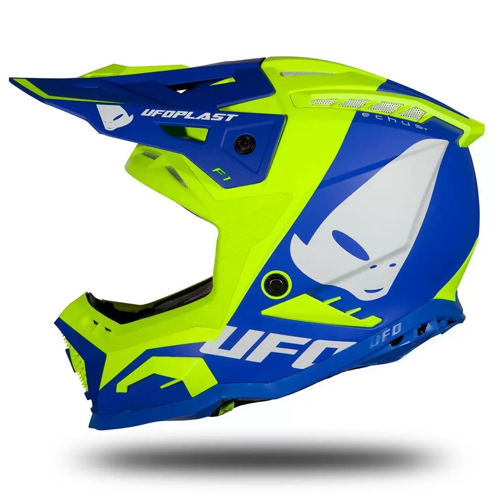UFO Echus Blue Neon Yellow Motocross Helmet 15 UFO Echus Blue Neon Yellow Motocross Helmet - Image 13