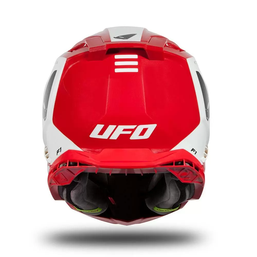 UFO Echus Red White Gloss Motocross Helmet 9 UFO Echus Red White Gloss Motocross Helmet - Image 7