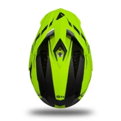 UFO Aries Adventure Black Neon Yellow Gloss Helmet -Motorcycle Riding Equipment Store he179 01 jpg