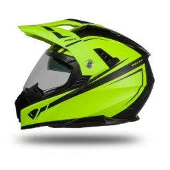 UFO Aries Adventure Black Neon Yellow Gloss Helmet -Motorcycle Riding Equipment Store he179 10 jpg