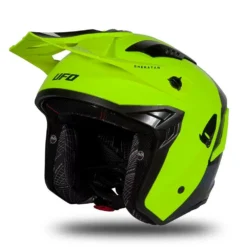 UFO Sheratan Neon Yellow Black Jet Open Face Helmet 20 UFO Sheratan Neon Yellow Black Jet Open Face Helmet -Motorcycle Riding Equipment Store he183 09 jpg