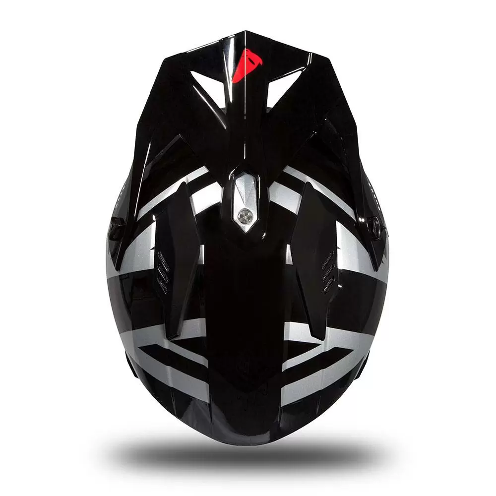 UFO Sheratan Black Grey Red Gloss Jet Open Face Helmet 14 UFO Sheratan Black Grey Red Gloss Jet Open Face Helmet - Image 12