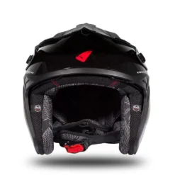 UFO Sheratan Black Grey Red Gloss Jet Open Face Helmet 21 UFO Sheratan Black Grey Red Gloss Jet Open Face Helmet -Motorcycle Riding Equipment Store he184 07 jpg
