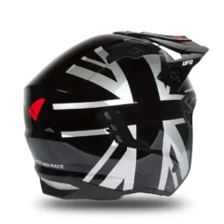 UFO Sheratan Black Grey Red Gloss Jet Open Face Helmet 20 UFO Sheratan Black Grey Red Gloss Jet Open Face Helmet -Motorcycle Riding Equipment Store he184 08 jpg