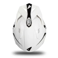 UFO Sheratan White Black Gloss Jet Open Face Helmet -Motorcycle Riding Equipment Store he185 02 jpg