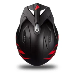 UFO Sheratan Black Red Matt Jet Open Face Helmet -Motorcycle Riding Equipment Store he187 03 jpg