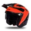 UFO Sheratan Red Black Grey Gloss Jet Open Face Helmet
