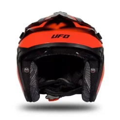 UFO Sheratan Red Black Grey Gloss Jet Open Face Helmet -Motorcycle Riding Equipment Store he188 03 jpg